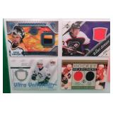4x NHL Hockey Jersey Relic Cards Roenick Gagne +