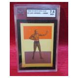 1956 Adventure Gum Jack Johnson Graded Card 7.5