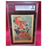 1956 Adventure Gum Hockey Perenials Graded 8NMM