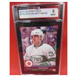 2017-18 UD Auston Matthews Graded Hockey Card 9