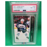 Cole Perfetti PSA 8 Rookie 2021-22 UD YG #466 Jets