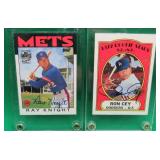 2x Topps Archives Autographs Ray Knight & Ron Cey