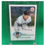 Don Larsen SIGNED 2003 Topps Baseball #TA-DL