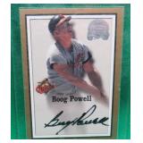 Boog Powell Signed 2000 Fleer Baseball Card
