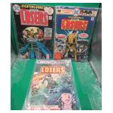 3x DC The Losers Military Comics 1975 #156 158 159