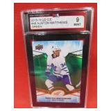 2018-19 UD Auston Matthews Graded Ice Hockey Card