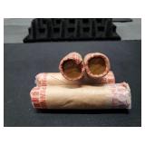 4 Rolls of Wheat Pennies