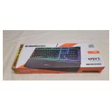 Steel Series Apex 3 Keyboard New In Box
