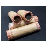 4 Rolls of Wheat Pennies