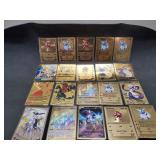 (20) Gold Plated Pokï¿½mon Cards