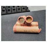 4 Rolls of Wheat Pennies