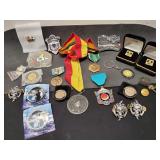 Various Pins & Medals