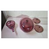 Vision Cookware w/ Extra Lids