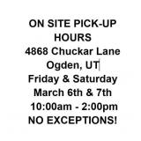 ON SITE PICK UP INFORMATION  4868 Chuckar Ln, Og
