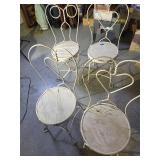 4 Metal Chairs