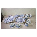 Blue Heritage Dishes for 6
