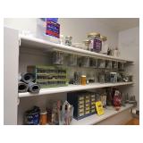 Contents of Shelves (bring tools to remove items)