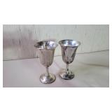 Wallace Sterling Goblets