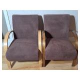 Pair of Microfiber Sitting Chair