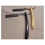 2 Vintage Straight Razors