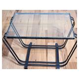 Metal & Glass Side Table