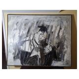 Abstract Oil on Canvas