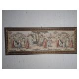 Vintage Jacquard Woven Wall Tapestry