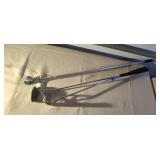 Two Golf putters and ball retriever