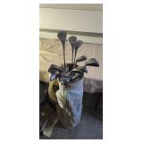 Lion (The Cat) Golf Clubs and bag