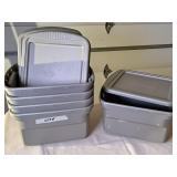 5) Small Totes w/Lids