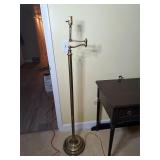 Vintage MC Brass Swing & Extension Arm Floor Lamp