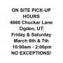 MHA Mar 4th "On Site 4868 Chukar Ln, So Ogden"