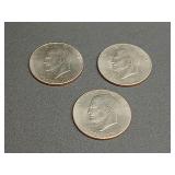 (3) Bicentennial Ike Dollar