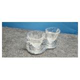 Vintage Lacey Leaf Cream & Sugar Set