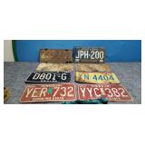 8) License Plates
