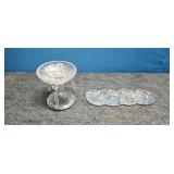Two Crystal candle holders
