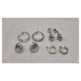 4 Pair's of Clip on Earrings