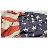 Large Vintage American Flag