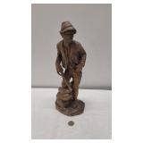 Vintage Black Forest Hand Carved Wood GermanHunter