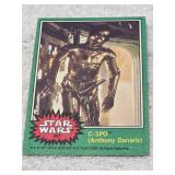 Star Wars 207 1977 C-3PO (Anthony Daniels) Card