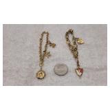 2 Charm Bracelets