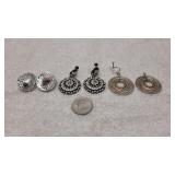 3 Pairs of Clip on Earrings