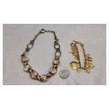 Costume Necklace & Charm Bracelet