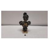 Art Nouveau Bronze Bust of a Young Woman