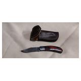 New 3 'blade pocket knife with Belt Case