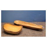 2) Decorative Teaki Bowls