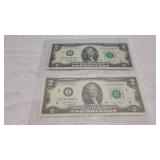 2017 Two Dollar Bills