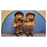 2)  Pilgrim Dolls   24' tall