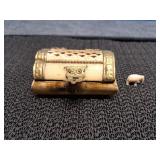 Small Trinket box & elephant