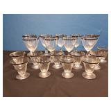 9) Tiffin Goblets 10) Cocktail Glasses